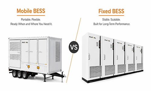 Мобиль BESS vs Тикшерелгән BESS: Дөрес саклау системасын ничек сайларга